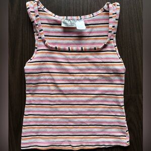 Freestyle by Danskin Striped Tank Top
